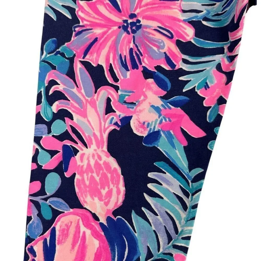 Lilly Pulitzer Girls Maia Legging size XL Multi Garden Get Away